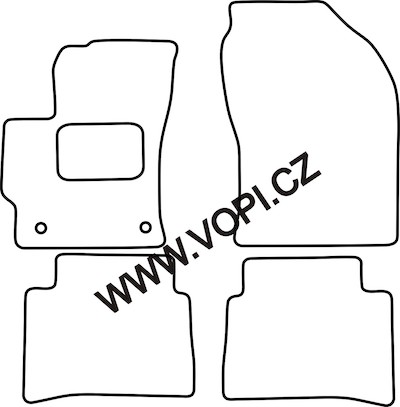 Textil-Autoteppiche Toyota Corolla XII Type E210 Hybrid Combi 2018 -> Royalfit (47008)